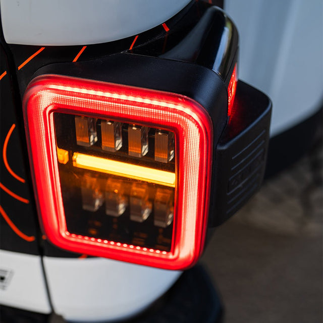 Feux arrière à LED prismatiques chromés pour Jeep Gladiator JT NOVA-Series 19-25