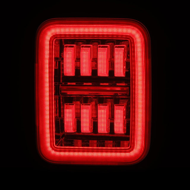 Feux arrière à LED prismatiques chromés pour Jeep Gladiator JT NOVA-Series 19-25