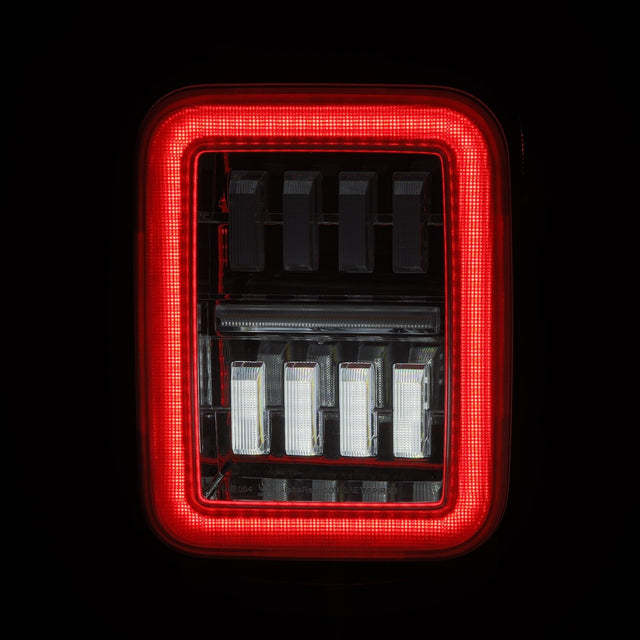 Feux arrière à LED prismatiques chromés pour Jeep Gladiator JT NOVA-Series 19-25