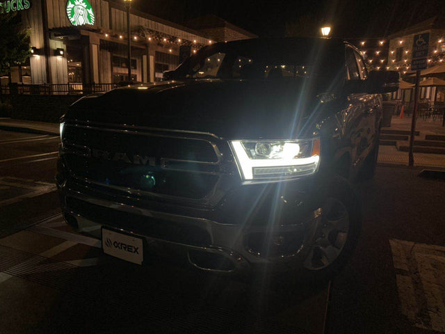 19-24 Ram 1500 LUXX-Series LED Projector Headlights Chrome