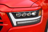19-24 Ram 1500 NOVA-Series LED Projector Headlights Chrome
