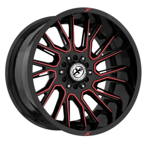 XF OFFROAD - XF-230 | 20x9 / 12 Offset / 6x135/6x139.7 Modèle de boulon | XF-230209061351397+12GBMRED