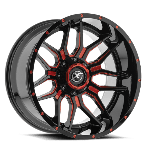 XF OFFROAD - XF-222 | Modèle de boulon 20x9 / 0 décalé / 5x139,7/5x150 | XF-2222090513971500GBMLR