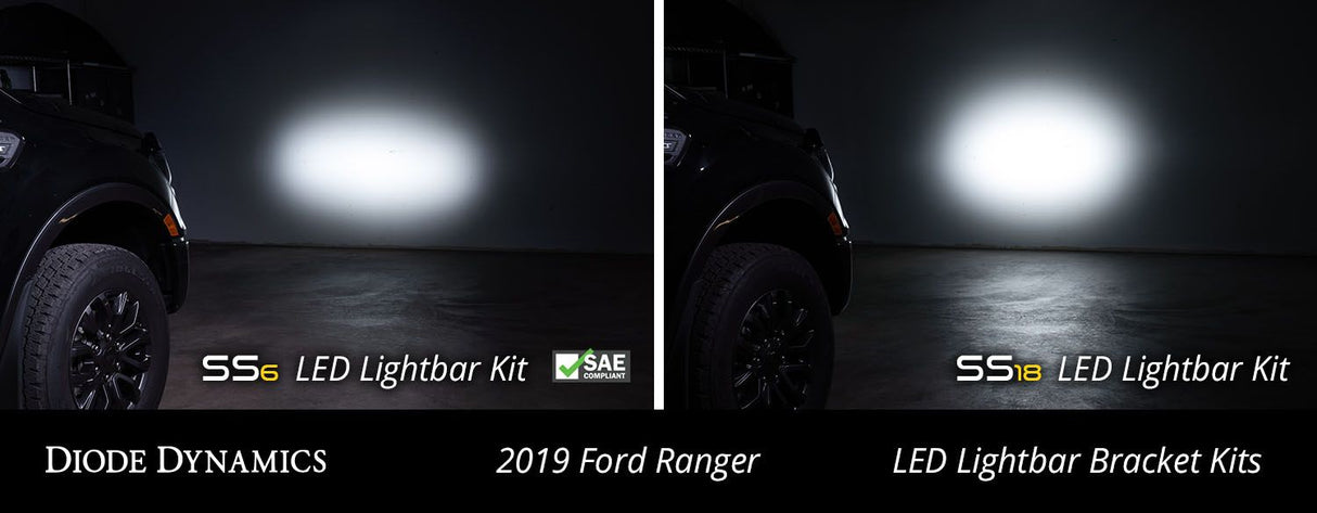 Kit de barre lumineuse LED Stage Series pour Ford Ranger 2019-2021