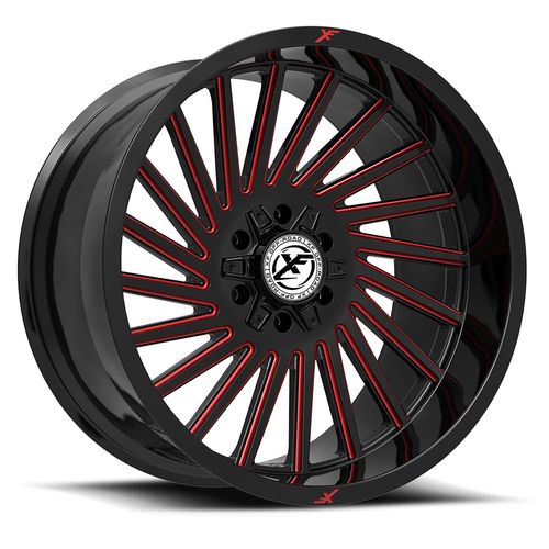 XF OFFROAD - XF-239GBMRED | 22x12 / -44 Offset / 5x127/5x139.7 Bolt Pattern | XF-239221251271397-44GBMLR