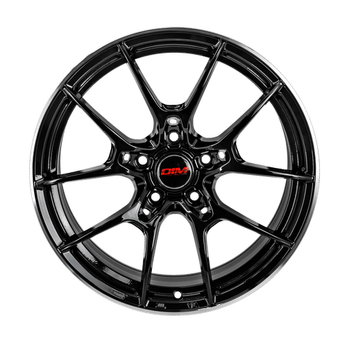 DIM - WC001 BLACK SILVER LIP | 18x8 / 30 Offset / 5x112 Bolt Pattern | 1799-4