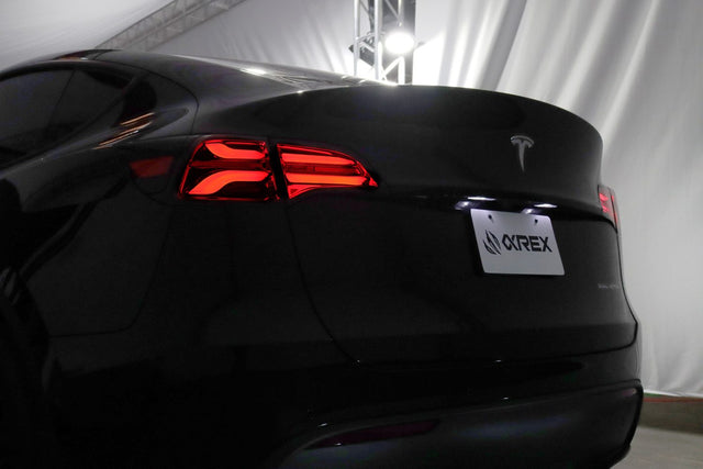 20-24 Tesla Model Y / 22-23 Model 3 (With Stock Amber Turn Signal) PRO-Series LED Tail Lights Jet Black