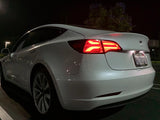 20-24 Tesla Model Y / 22-23 Model 3 (With Stock Amber Turn Signal) PRO-Series LED Tail Lights Jet Black