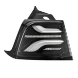 20-24 Tesla Model Y / 22-23 Model 3 (With Stock Amber Turn Signal) PRO-Series LED Tail Lights Jet Black