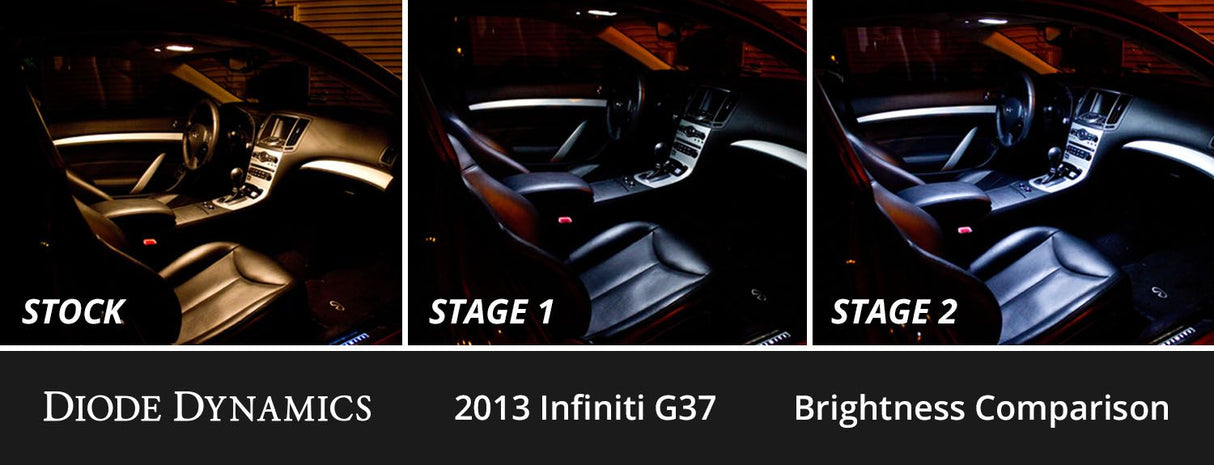 Interior LED Conversion Kit for 2008-2013 Infiniti G37 Coupe