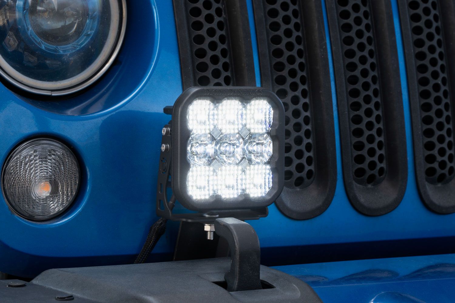 SS5 Bumper LED Pod Light Kit for 2007-2018 Jeep JK Wrangler