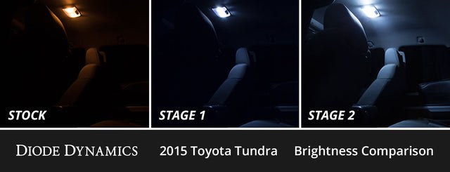 Interior LED Kit for 2014-2018 Toyota Tundra,  Cool White Stage 2