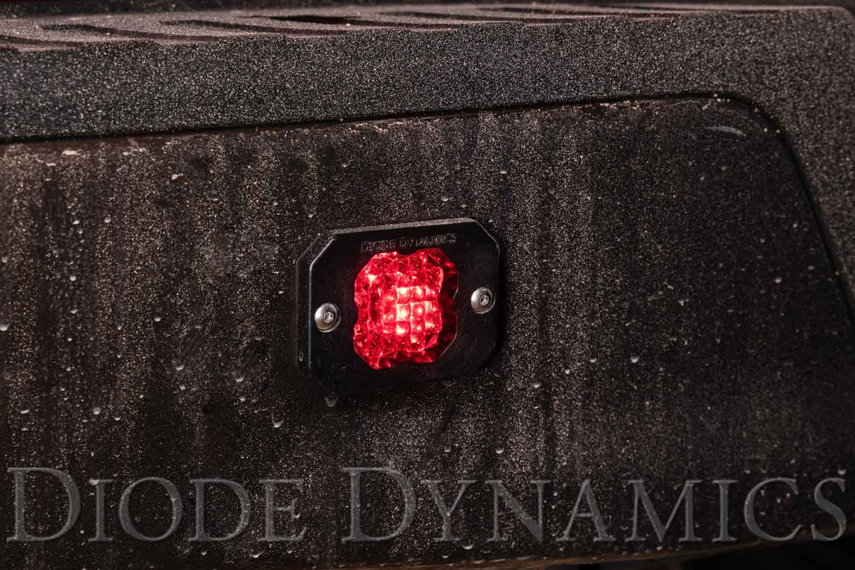 SSC1 White Sport Flush Mount LED Pod (one)
