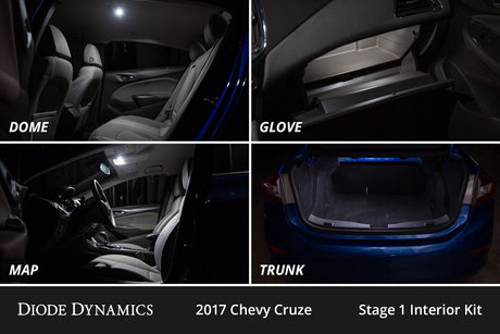 Interior LED Conversion Kit for 2011-2015 Chevrolet Cruze