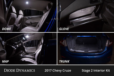 Interior LED Conversion Kit for 2011-2015 Chevrolet Cruze