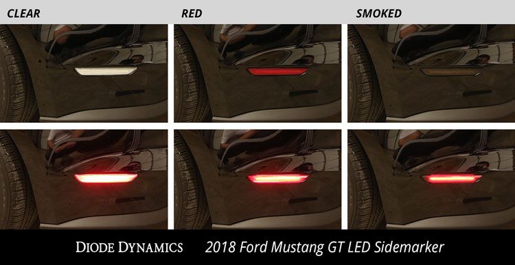 Feux de position latéraux à LED pour Ford Mustang 2015-2023 (paire)