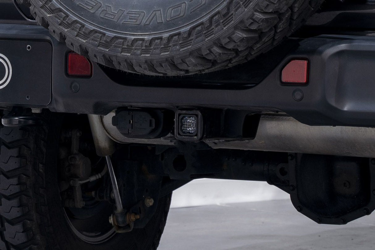 Hitch Mount LED Pod Reverse Kit For 2018-2023 Jeep Wrangler