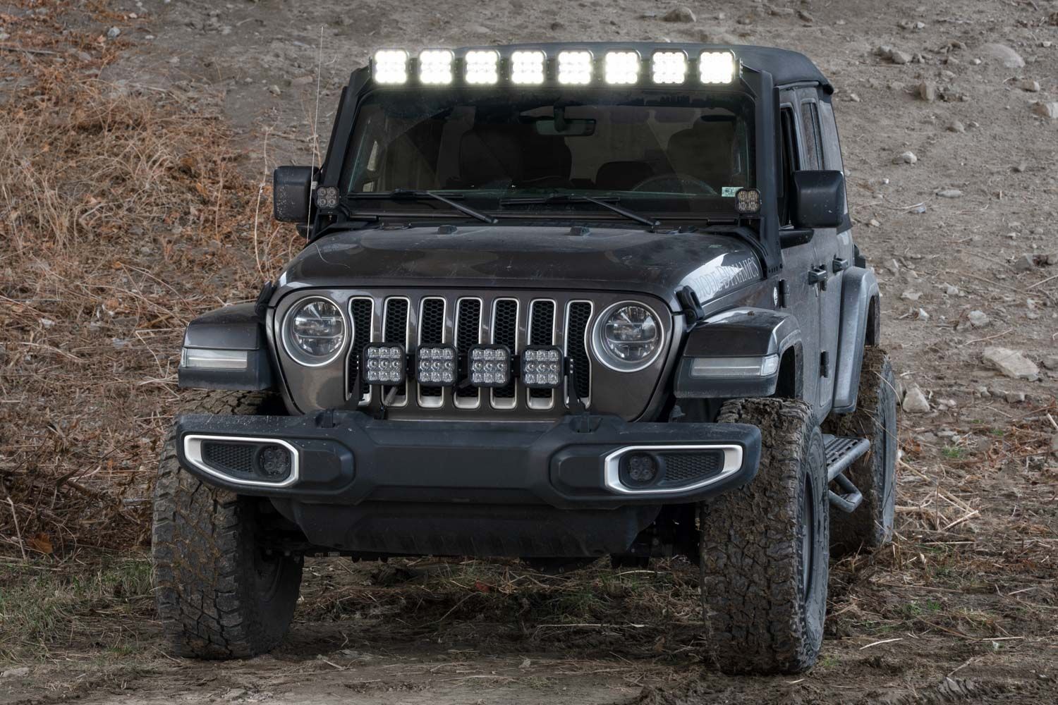 SS5 Windshield CrossLink Lightbar Kit for 2018-2025 Jeep JL Wrangler