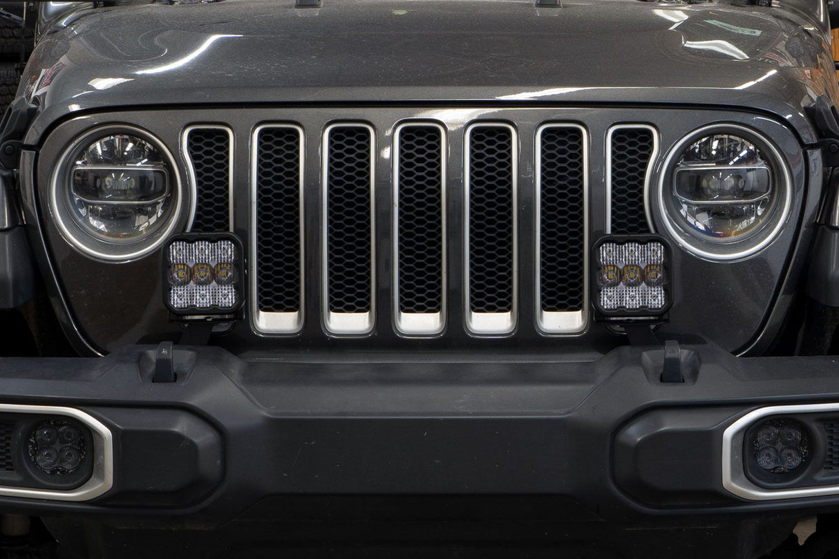 Kit de barre lumineuse LED pour pare-chocs Jeep Jl 2018-2022 Wrangler