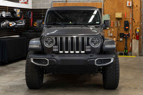 SS5 Bumper LED Pod Light Kit for 2018-2025 Jeep JL Wrangler