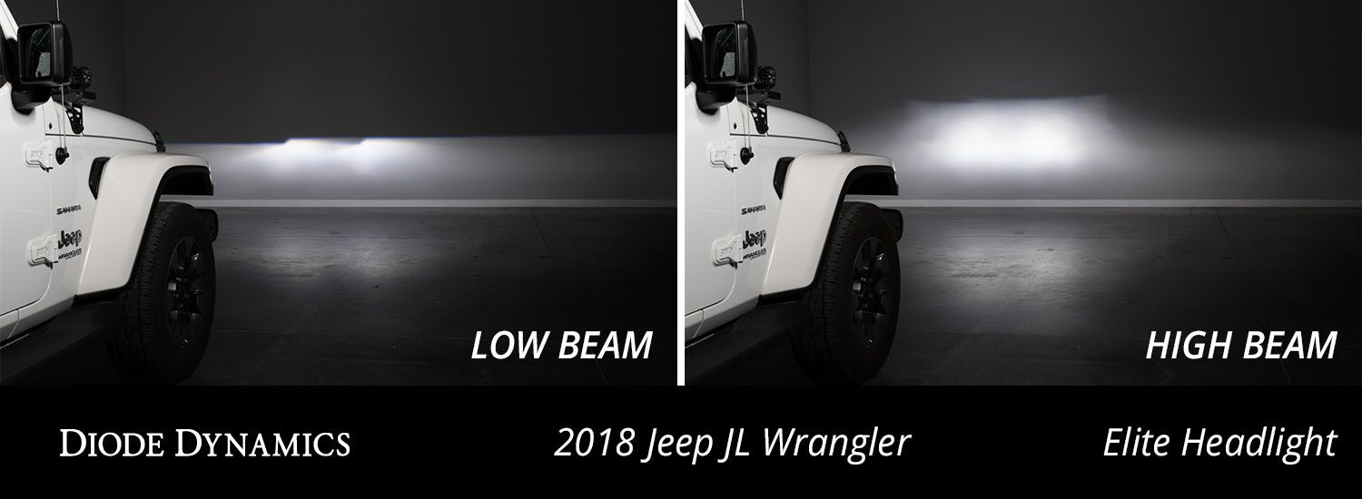 Elite LED Headlights for 2018-2025 Jeep JL Wrangler