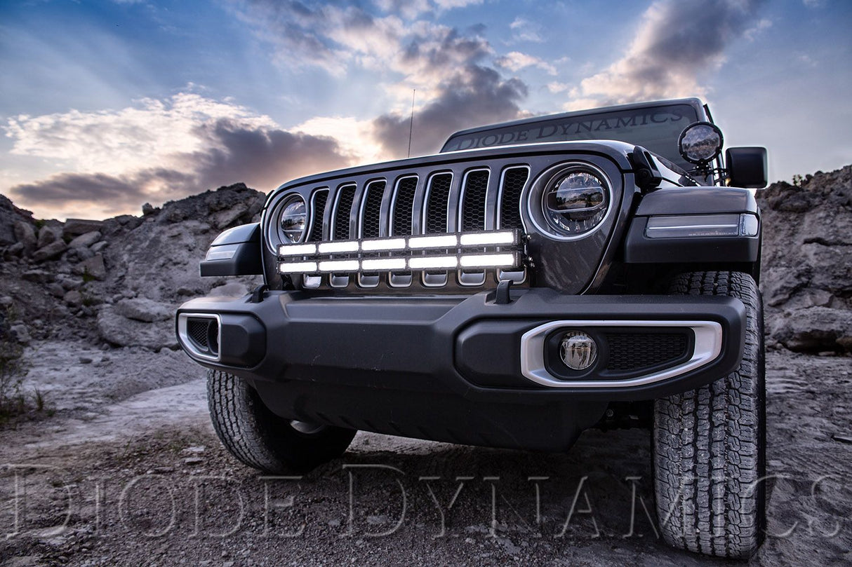 Kit de barre lumineuse LED pour pare-chocs Jeep Jl 2018-2022 Wrangler