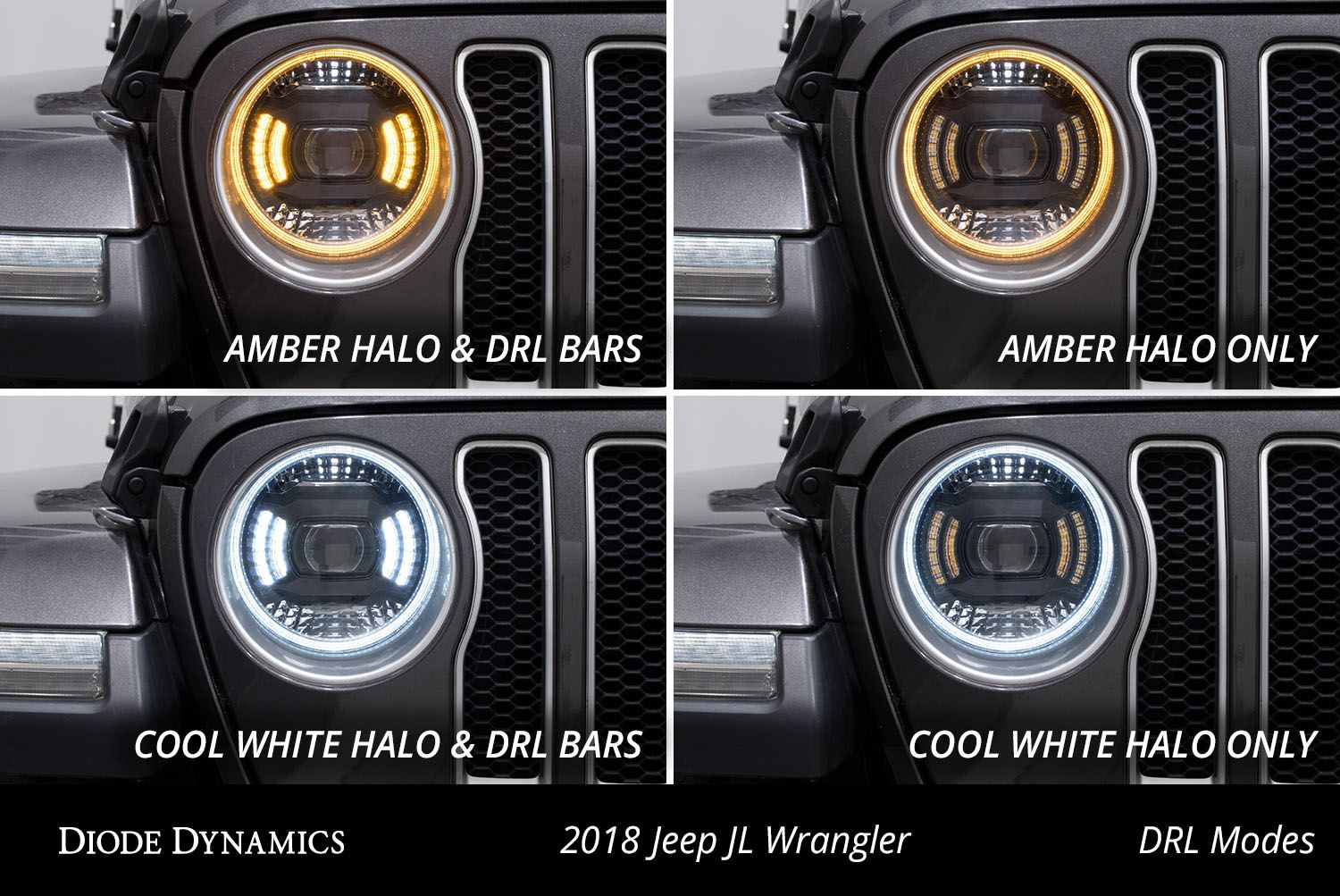Elite LED Headlights for 2018-2025 Jeep JL Wrangler