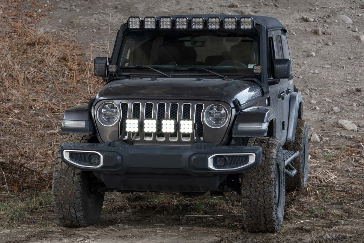 Kit de barre lumineuse LED pour capot Jeep Jl 2018-2022 Wrangler 
