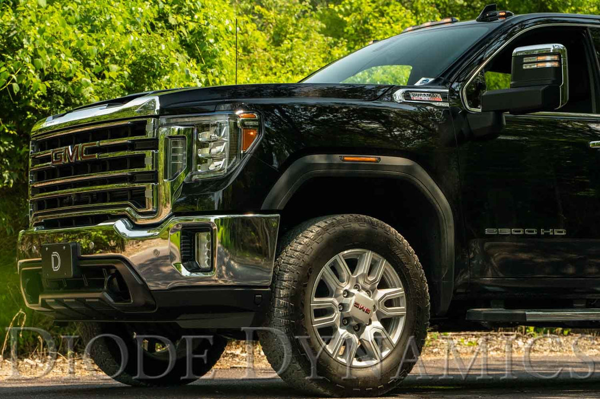 Feux de position latéraux à LED pour GMC Sierra HD 2500/3500 2020-2023 (ensemble)