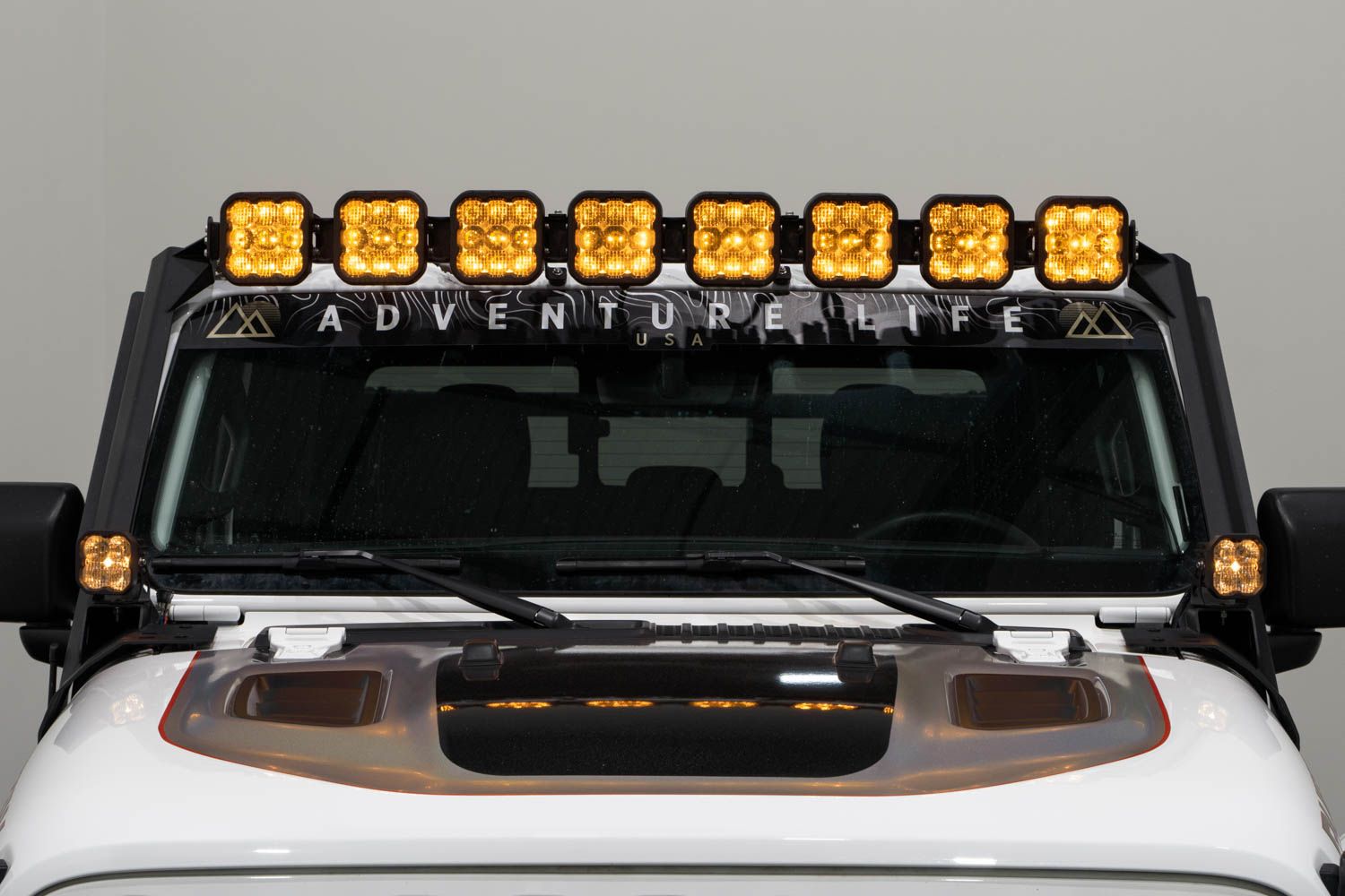 SS5 Windshield CrossLink Lightbar Kit for 2020-2025 Jeep Gladiator