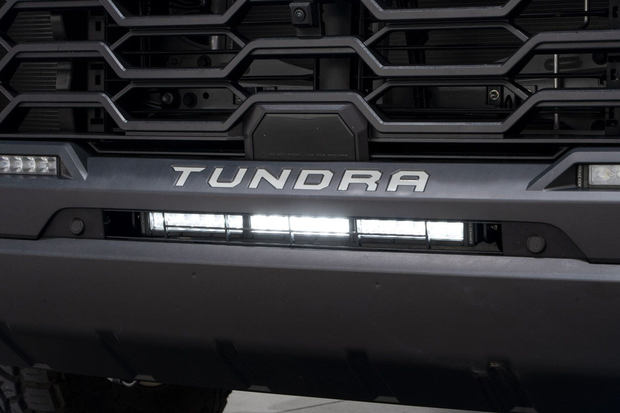 Kit de barre lumineuse de pare-chocs furtif pour Toyota Tundra 2022-2023