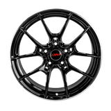 DIM - WC001 BLACK SILVER LIP | 17x7.5 / 35 Offset / 5x112 Bolt Pattern | 1592-5