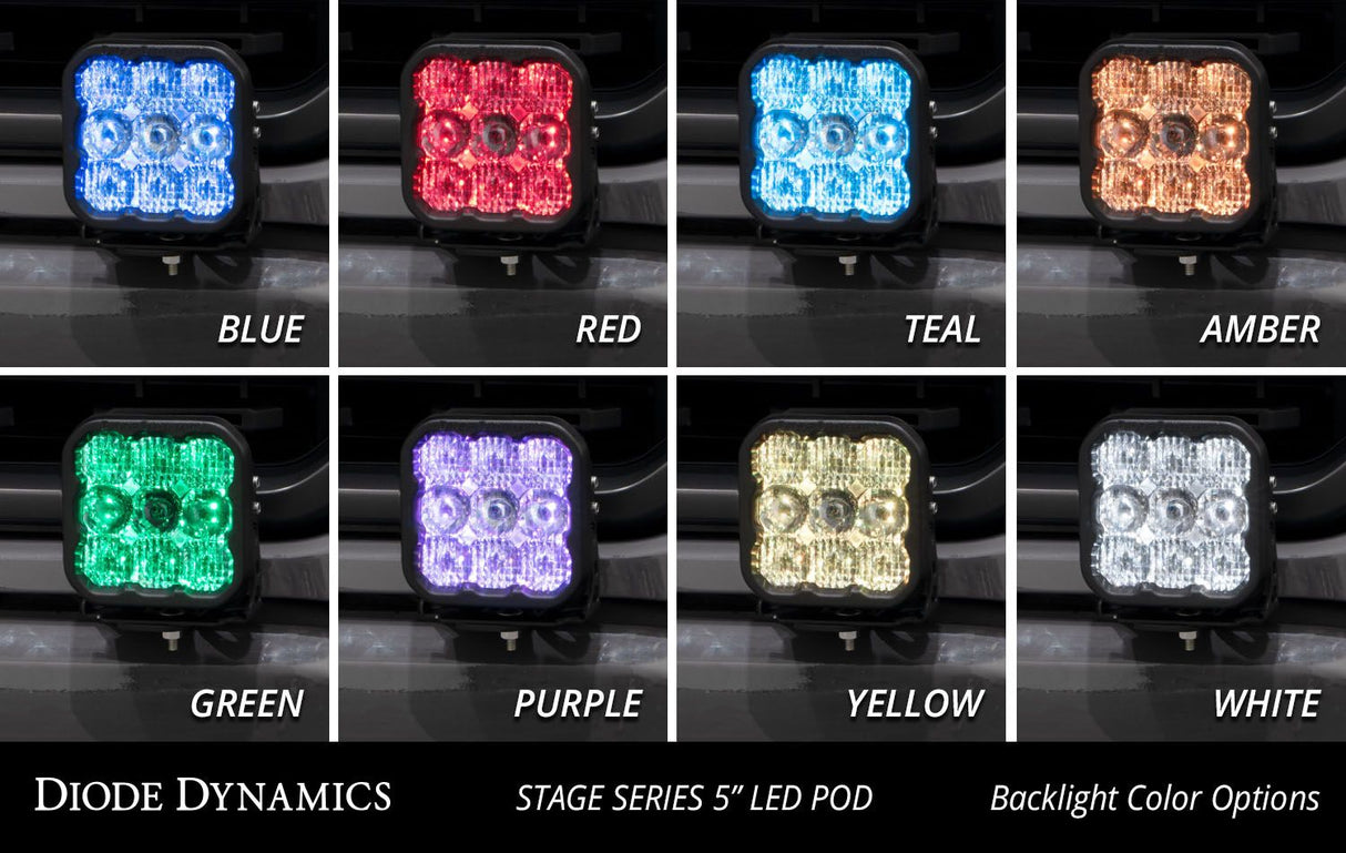 SS5 Bumper LED Pod Light Kit for 2021-2023 Ford F-150