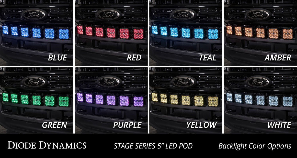 Kit de barres lumineuses CrossLink pour calandre SS5 pour Ford Super Duty 2020-2022
