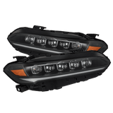 22-25 Honda Civic NOVA-Series LED Projector Headlights Black