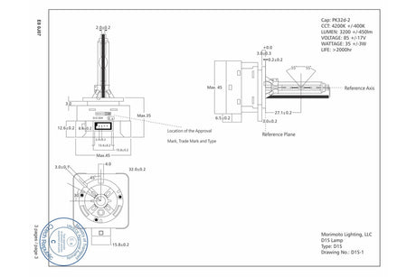 D1S: XB HID Bulbs (4500K-6000K)