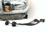 Conversion Harness for Halogen Tundra with Amber Bulb DRL (Convert to OEM LED Headlights) (Pair)