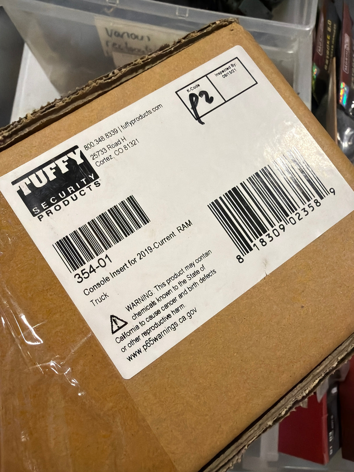 Console lock box for 2019+ ram - NEW