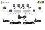 Stage Series Universal Rock Light SXS Installer Kit (4-pack)
