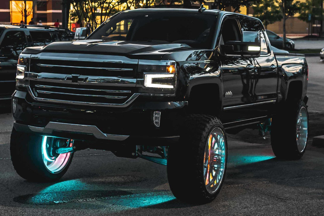 Phares à LED XB pour Chevrolet Silverado 1500 (16-18)