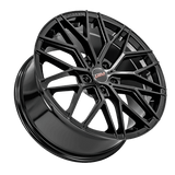 DIM - RE-688 NOIR | 18x8,5 / 38 Décalage / 5x114,3 Modèle de boulon | 688-1885-06-DB1