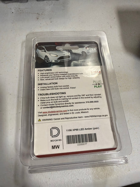 1156 xp80 led Amber bulbs