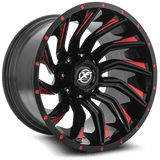 XF OFFROAD - XF-224 | 20x9 / 0 Offset / 8x165.1/8x180 Modèle de boulon | XF-2242090816511800GBMLR