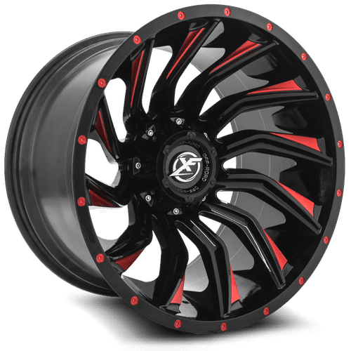 XF OFFROAD - XF-224 | 20x9 / 0 Offset / 8x165.1/8x180 Modèle de boulon | XF-2242090816511800GBMLR