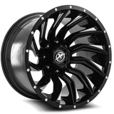 XF OFFROAD - XF-224 | 20x9 / 0 Offset / 8x165.1/8x170 Modèle de boulon | XF-2242090816511700GBML