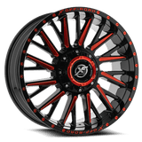 XF OFFROAD - XF-226 | 20x10 / -12 Offset / 5x127/5x139.7 Modèle de boulon | XF-226201051271397-12GBMLR