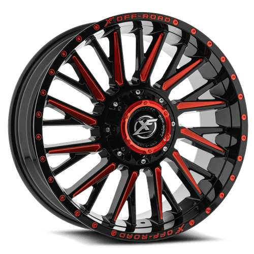 XF OFFROAD - XF-226 | 20x10 / -12 Offset / 5x127/5x139.7 Modèle de boulon | XF-226201051271397-12GBMLR