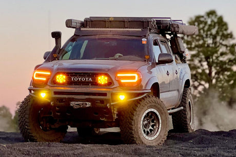 Toyota Tacoma (12-15) XB Hybrid Led Headlights (Amber Drl)