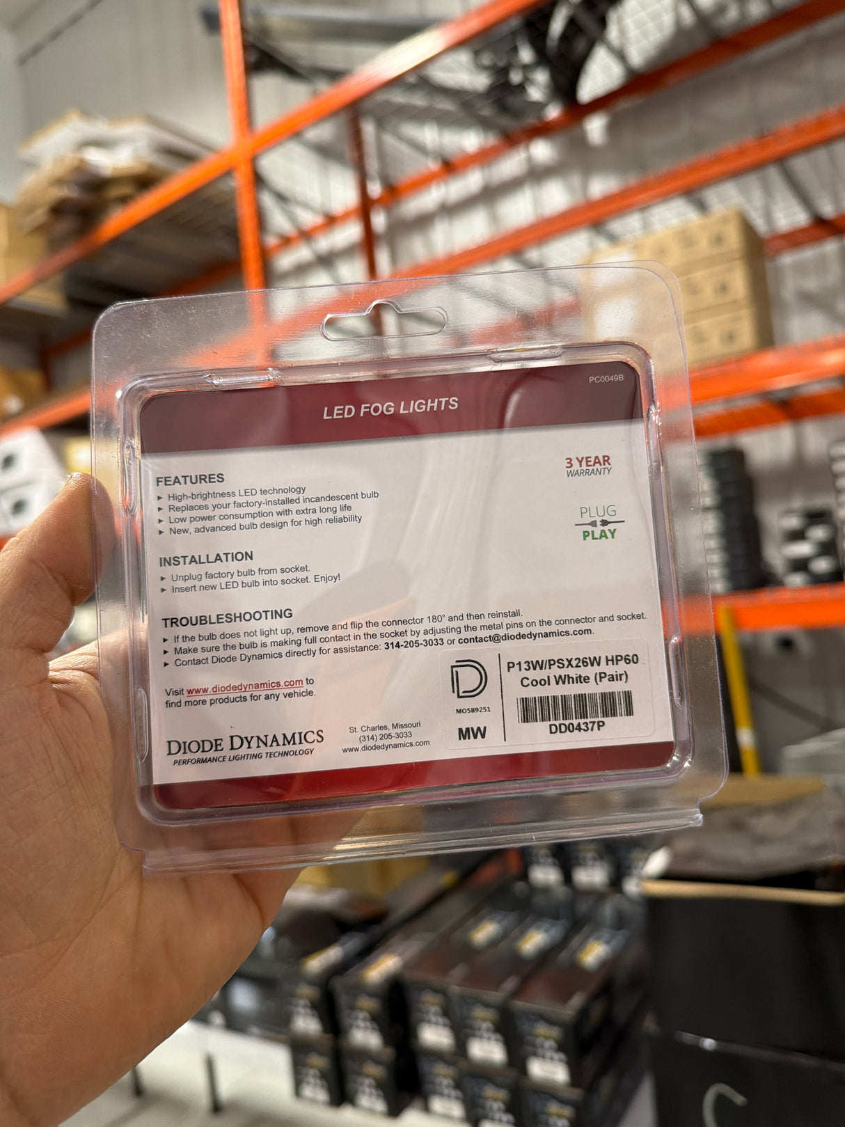 P13w led fog light bulbs