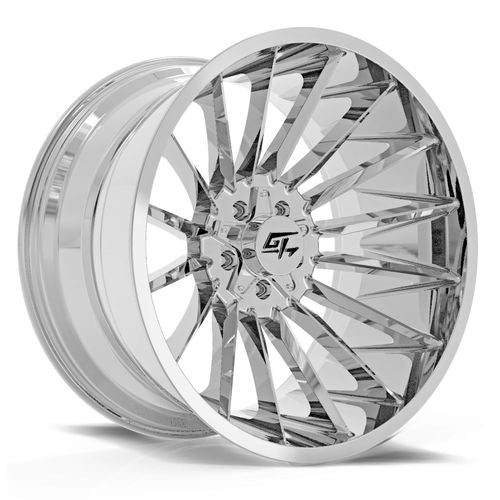 GT OFFROAD - Stark Chrome | 22x10 / -18 Offset / 8x165.1/8x170 Bolt Pattern | GT127221081123